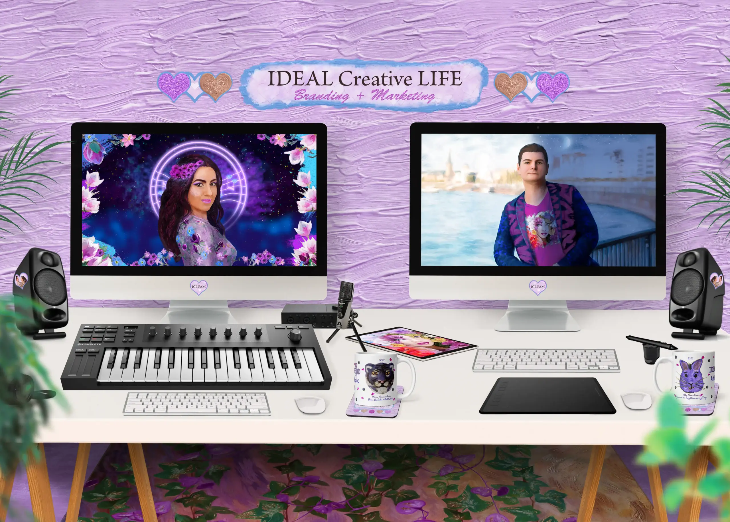 Branding and Marketing Concept, ICL BDA, EvVa CGFam
