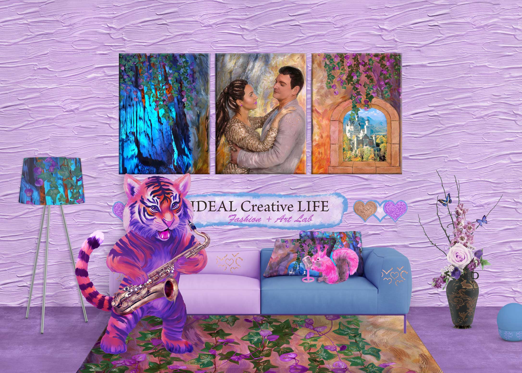 "IDEAL Creative LIFE - is our life! | Fashion + Art Lab; digital art; art; patterns for fashion designers; digital illustrations; image of the artist; image of the creator; image of a musician; custom prints; ideal creative life; unique personal brand"